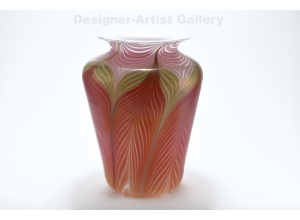 Vandermark Red Glass Vase