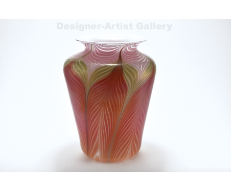 Vandermark Red Glass Vase