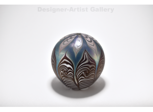 Vandermark Purple/Blue Paperweight 3.5"