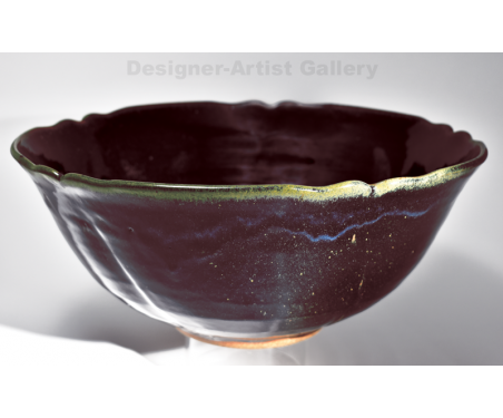Malcolm Wright Tenmoku with Chun Bowl